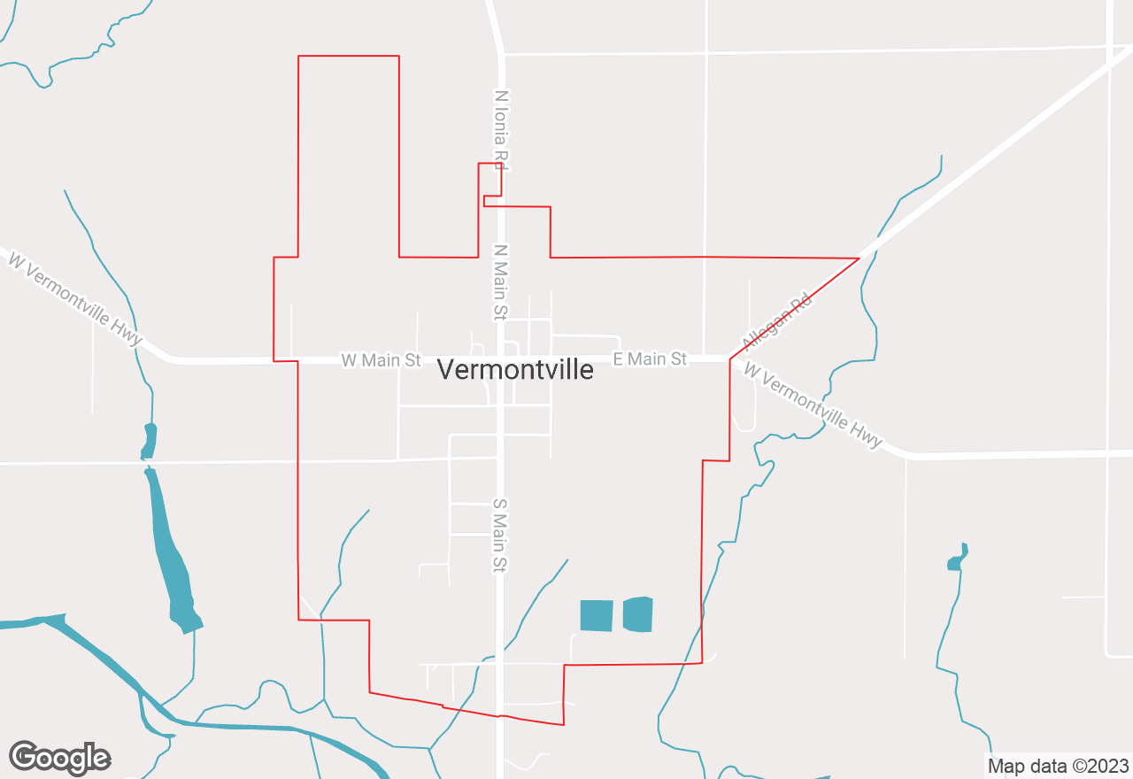 Vermontville map