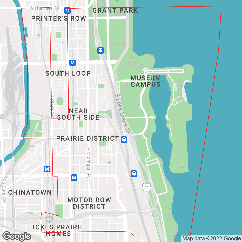 South Loop map