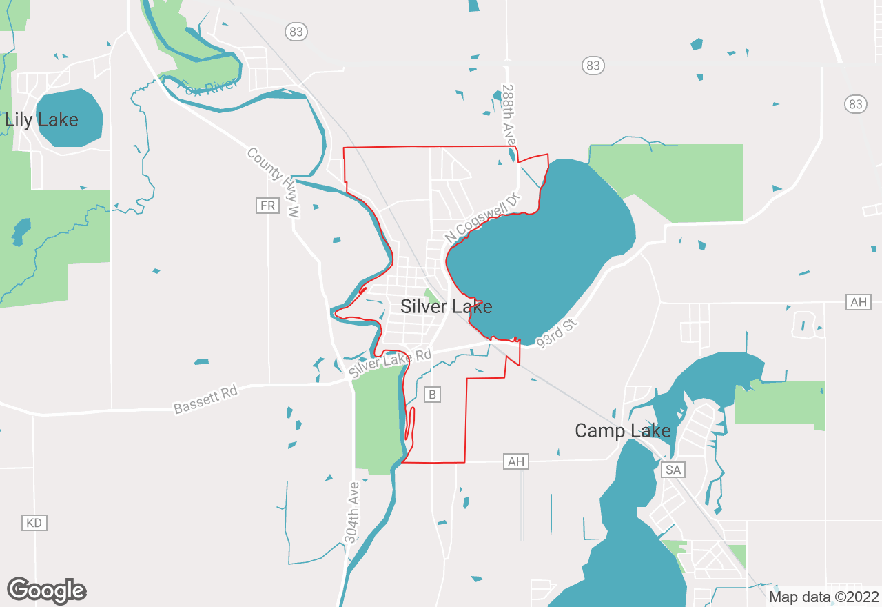 Silver Lake map