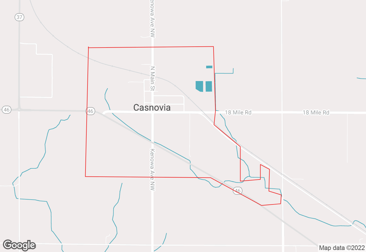 Casnovia map