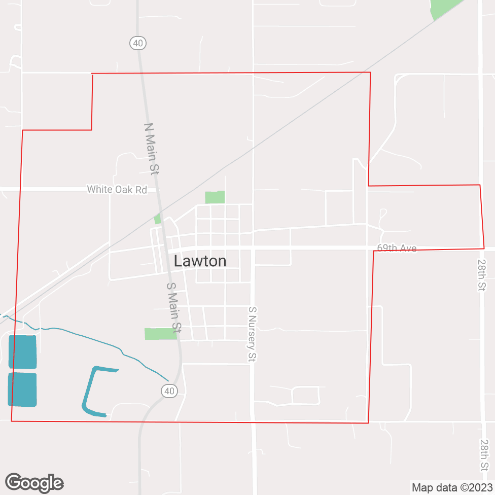 Lawton map