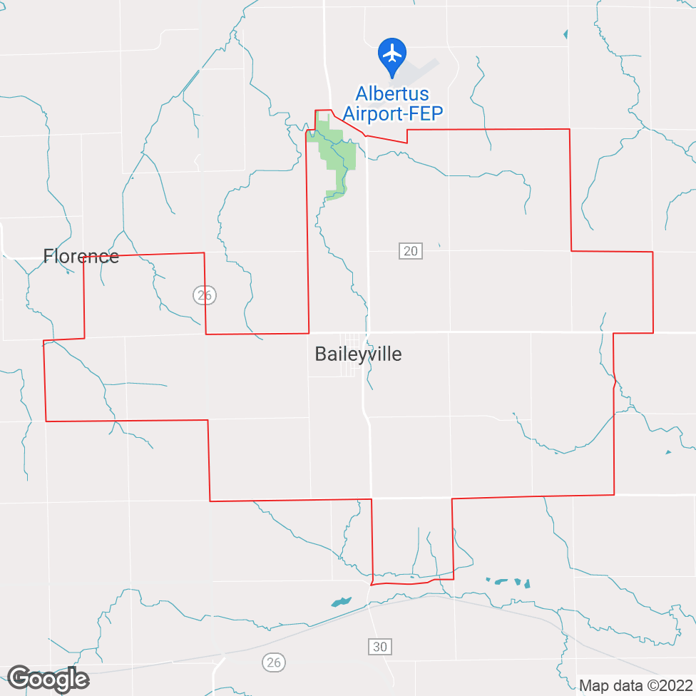 Baileyville map