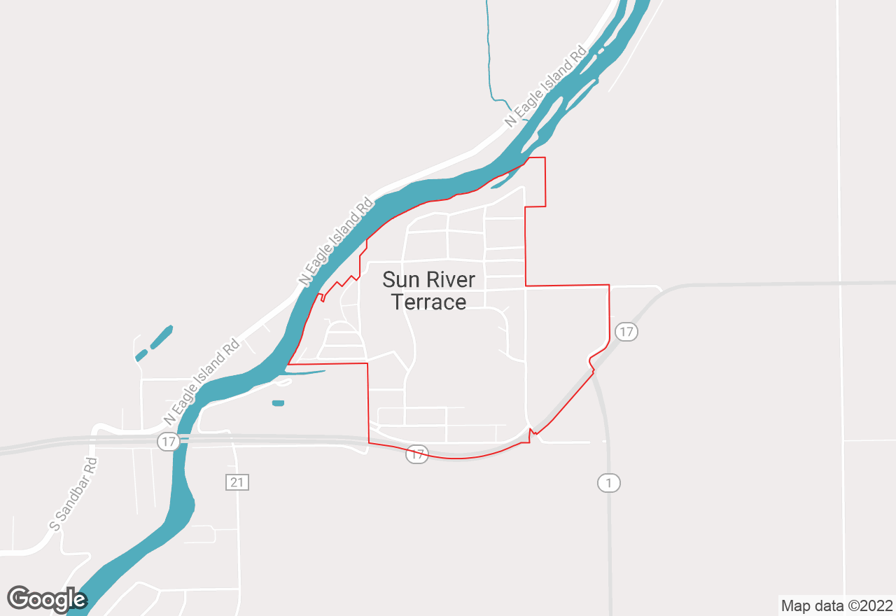 Sun River Terrace map