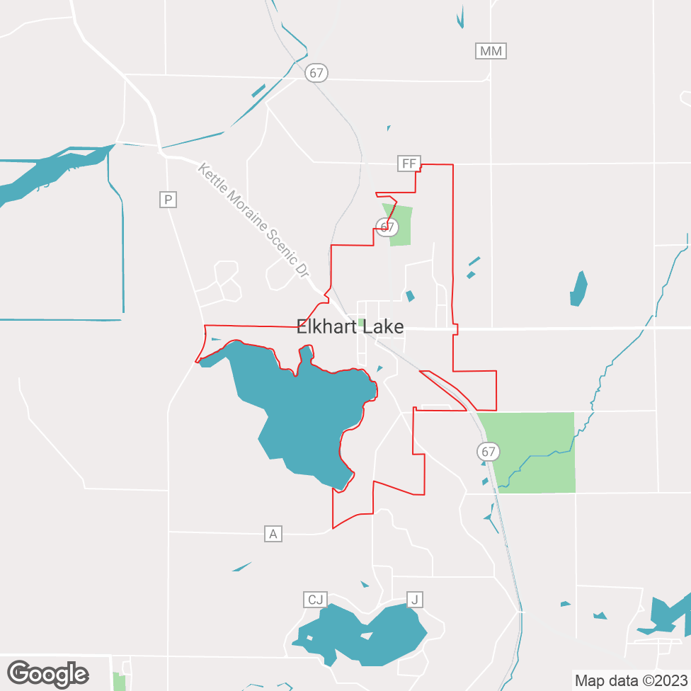 Elkhart Lake map