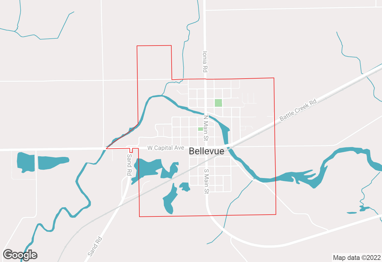 Bellevue map