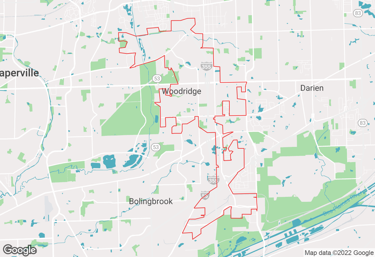 Woodridge map