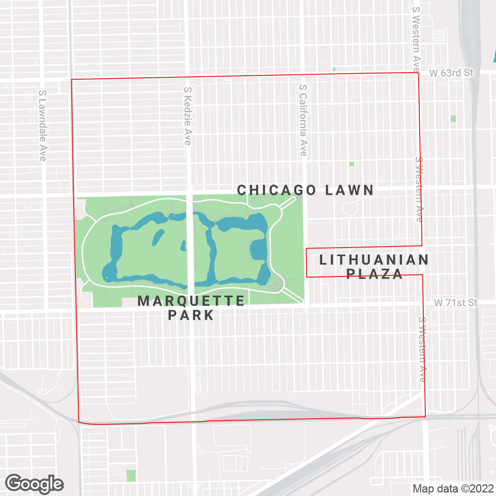 Marquette Park map