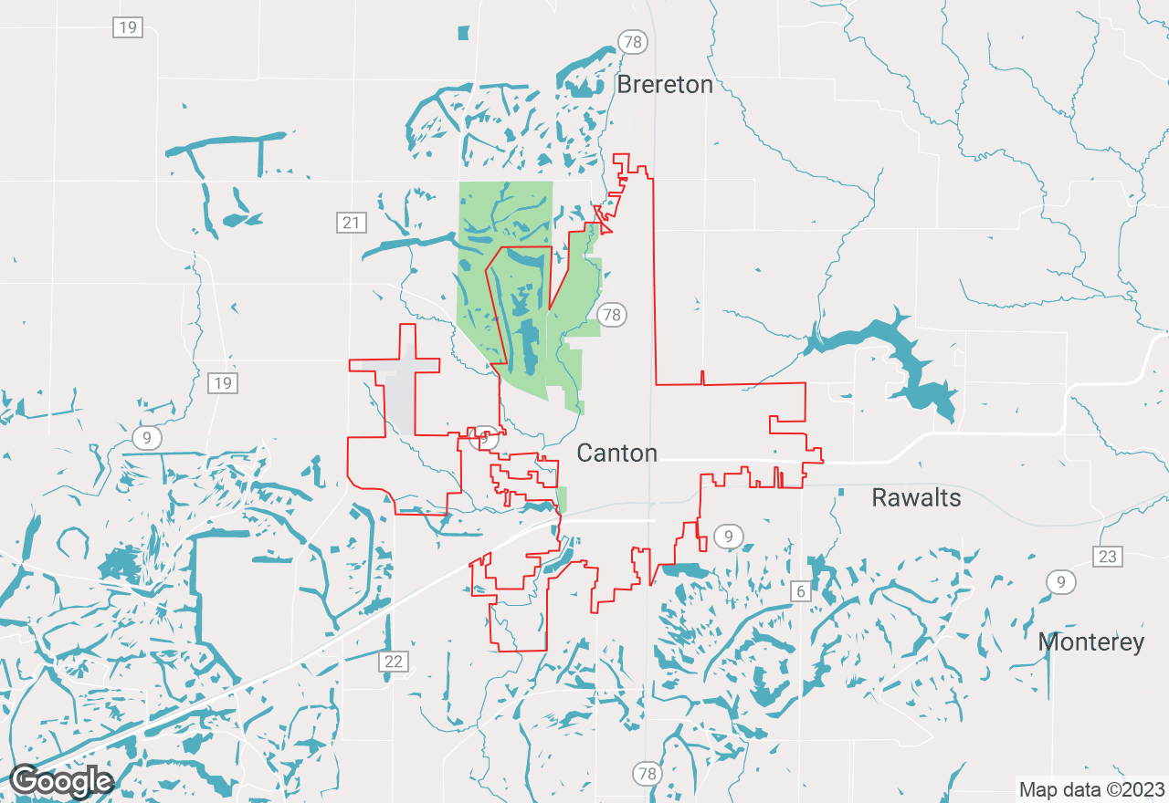 Canton map