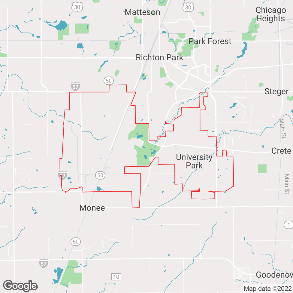 University Park map