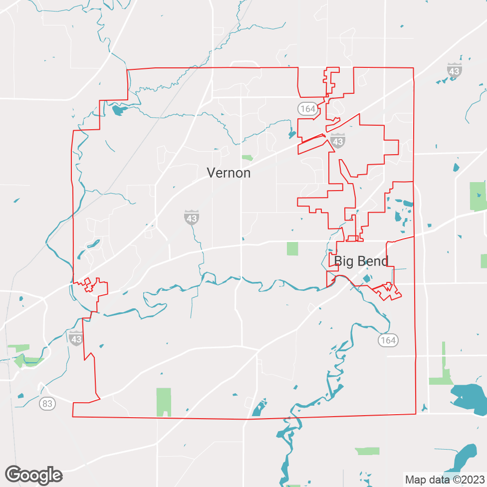 Vernon map