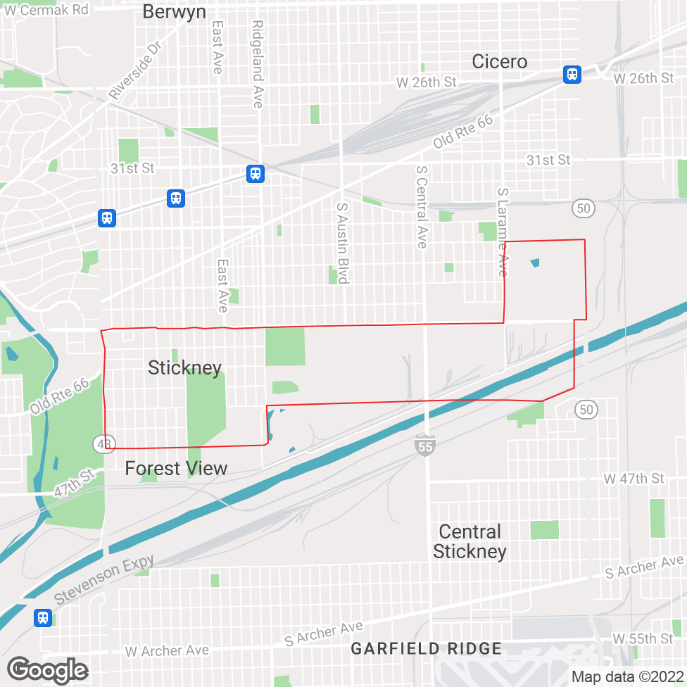 Stickney map