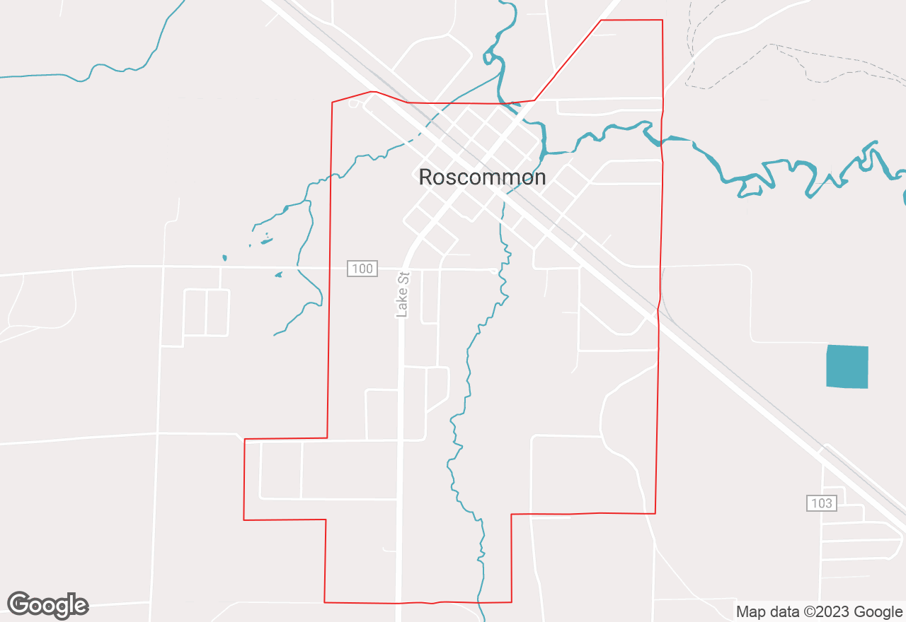 Roscommon map