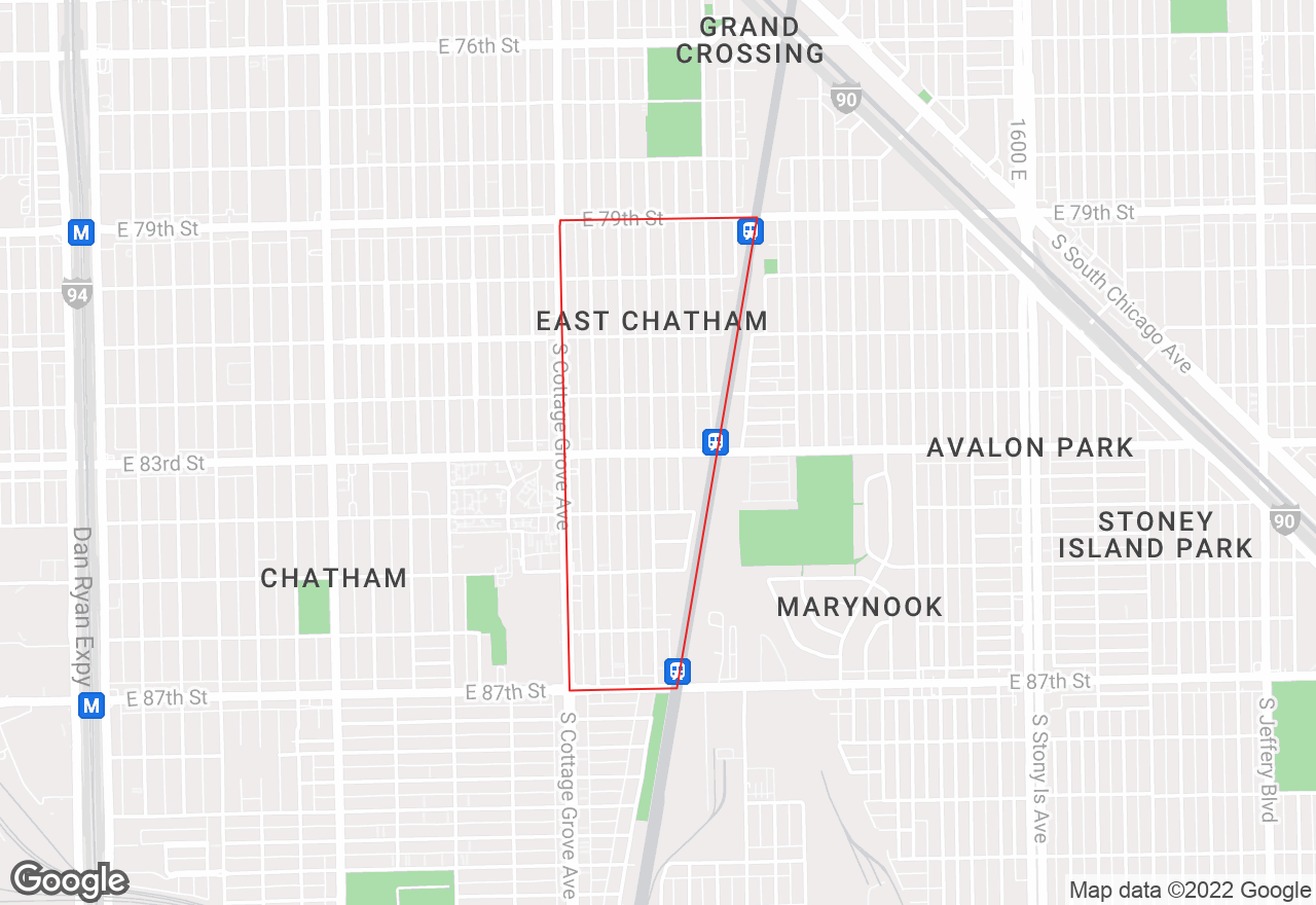 East Chatham map