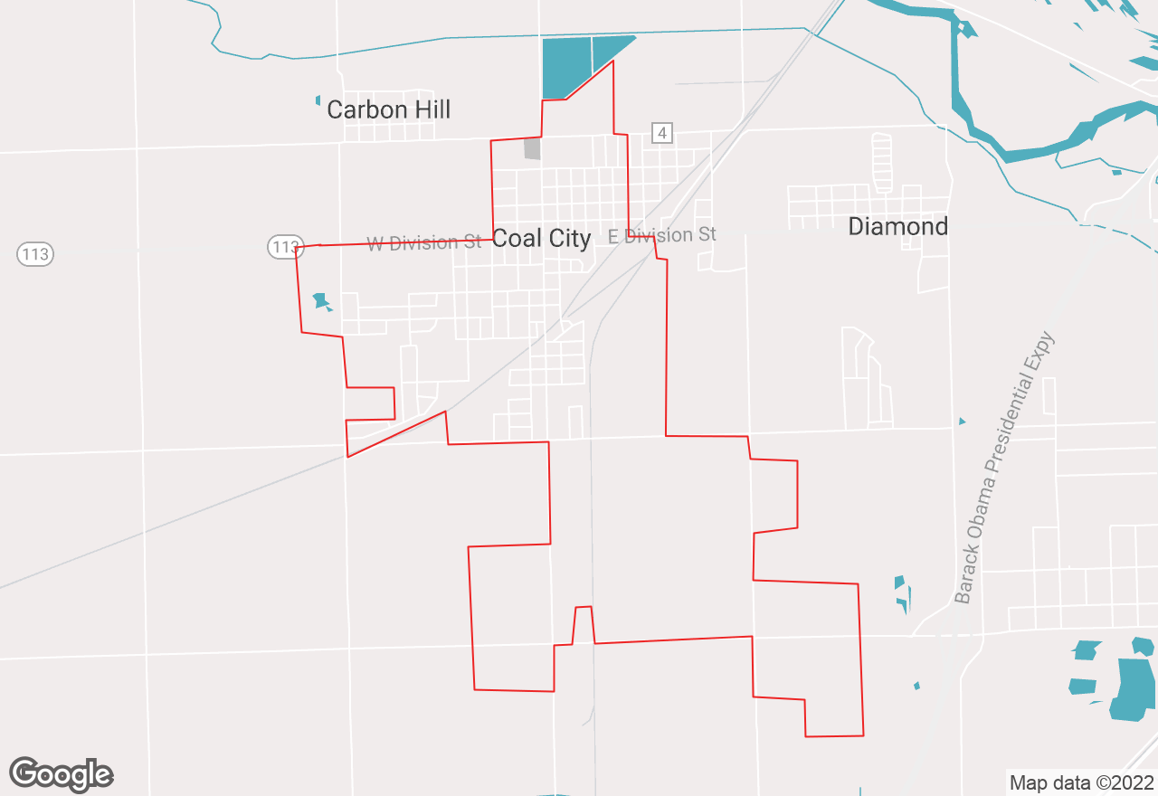 Coal City map