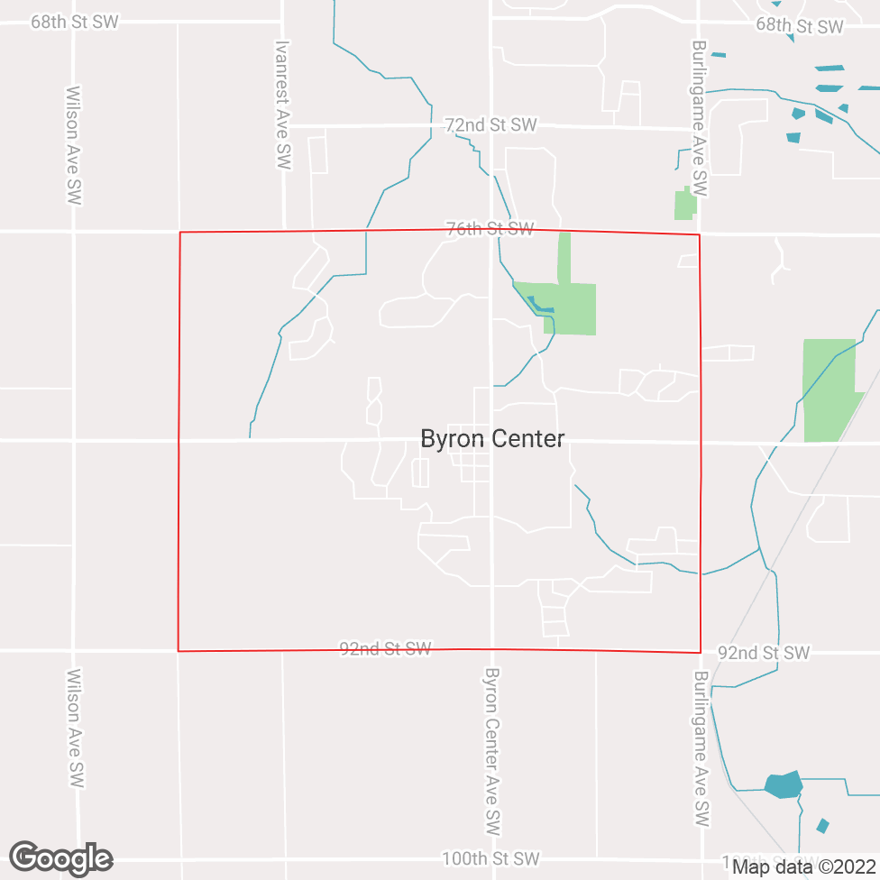 Byron Center map