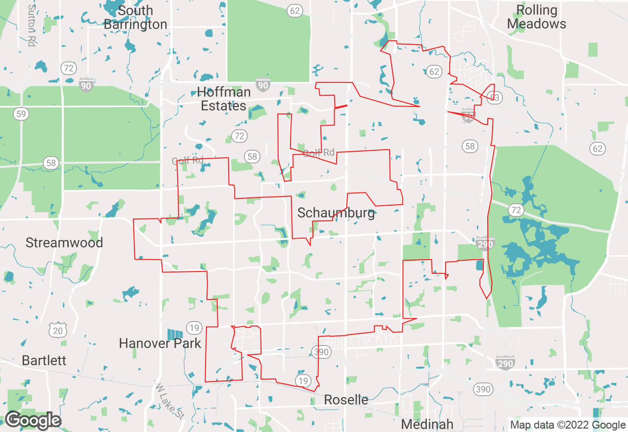 Schaumburg map