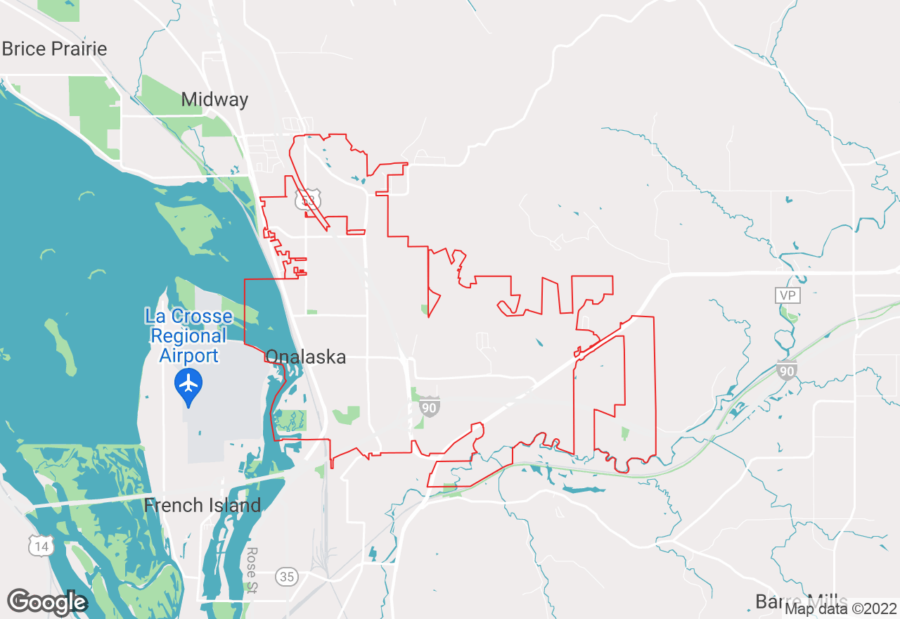 Onalaska map