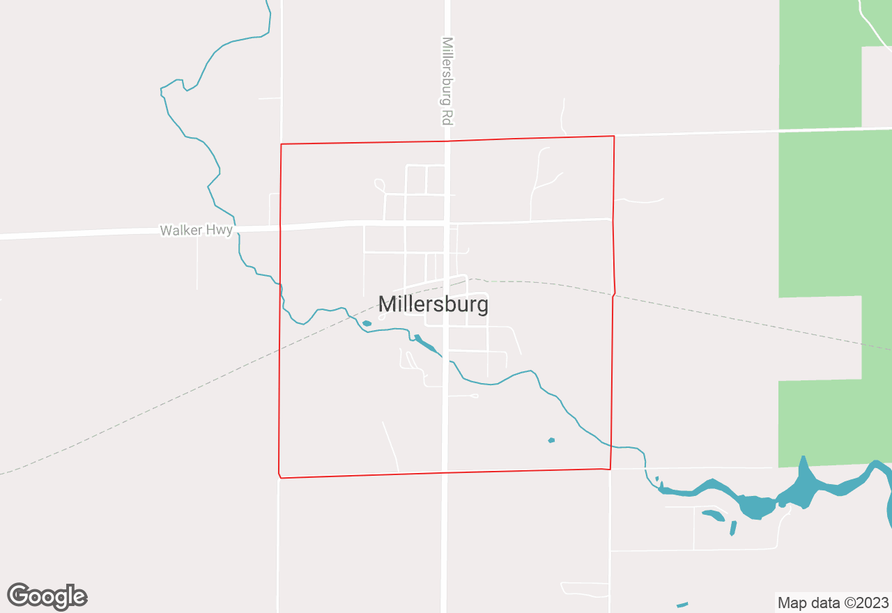 Millersburg map