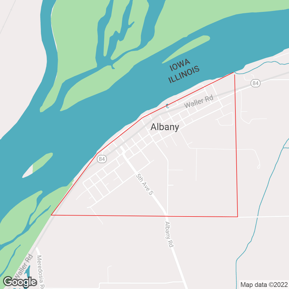 Albany map