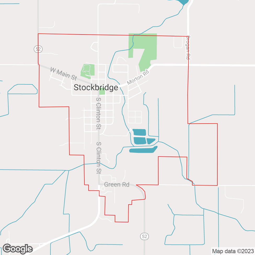 Stockbridge map