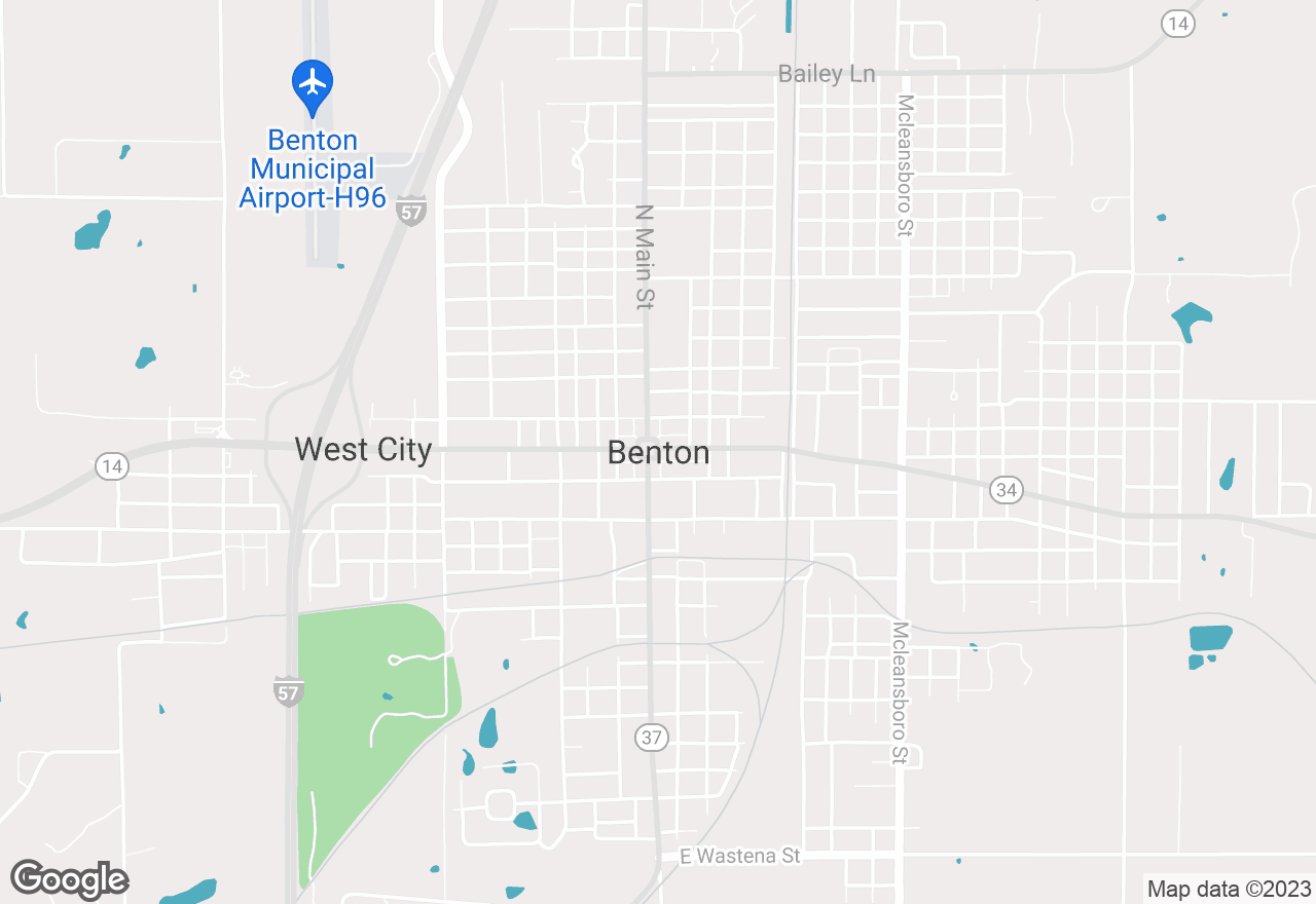 Benton map