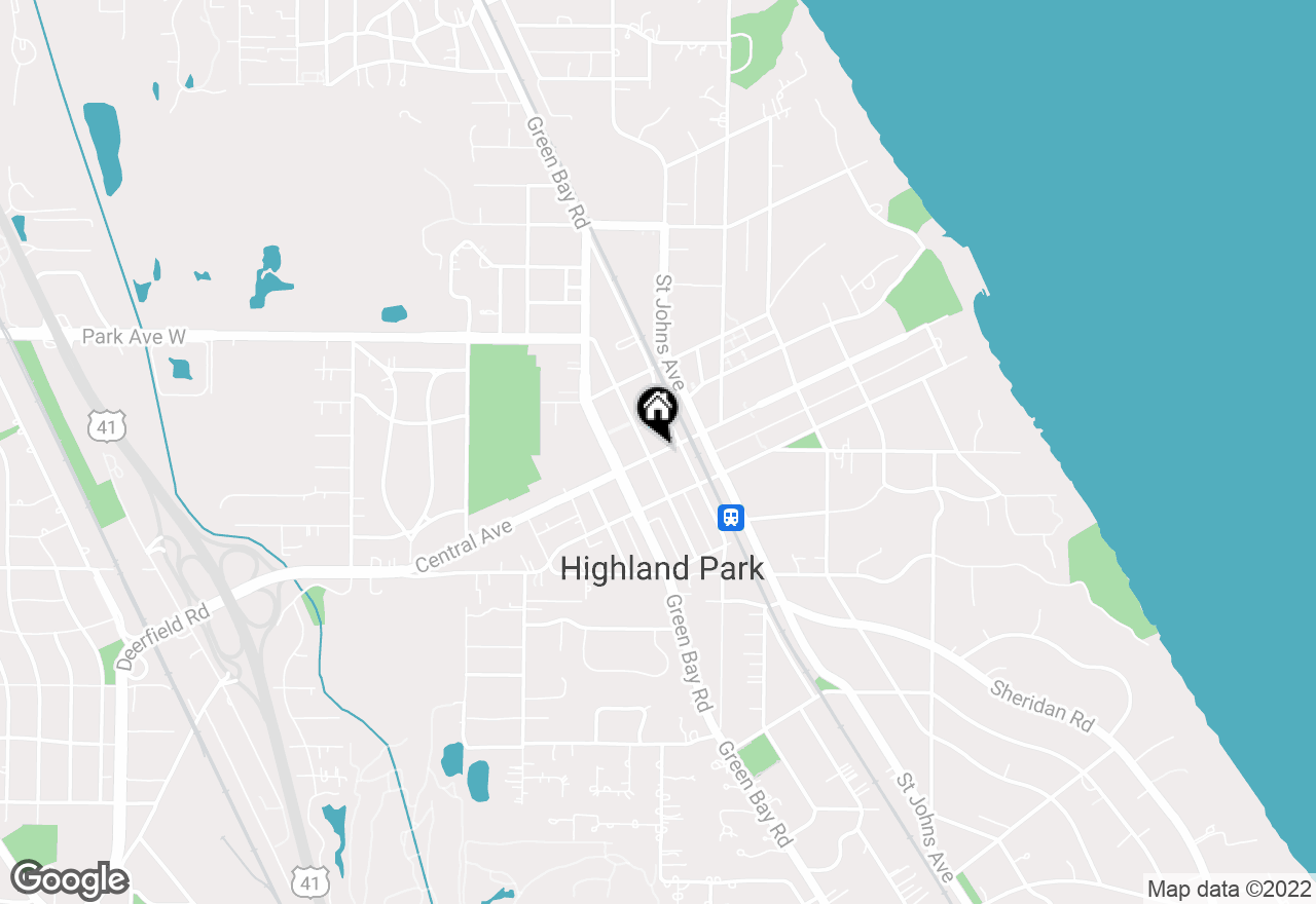 Highland Park Office map