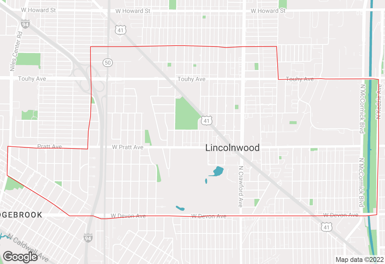 Lincolnwood map