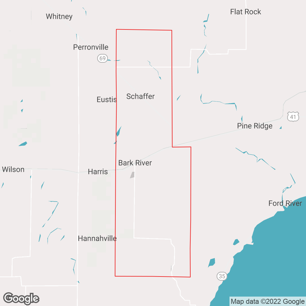 Bark River map