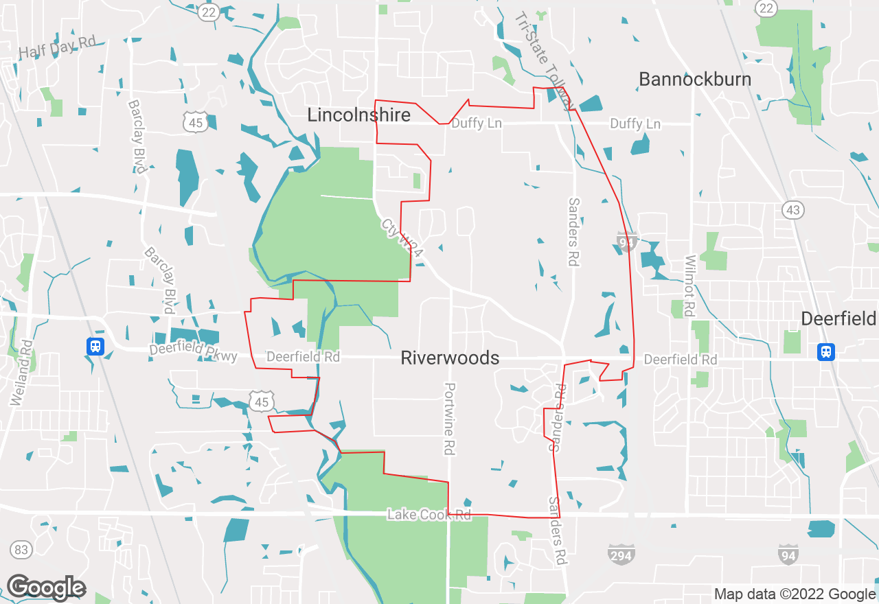 Riverwoods map