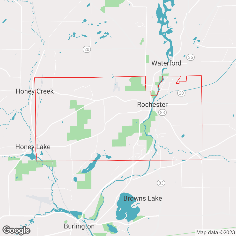 Rochester map