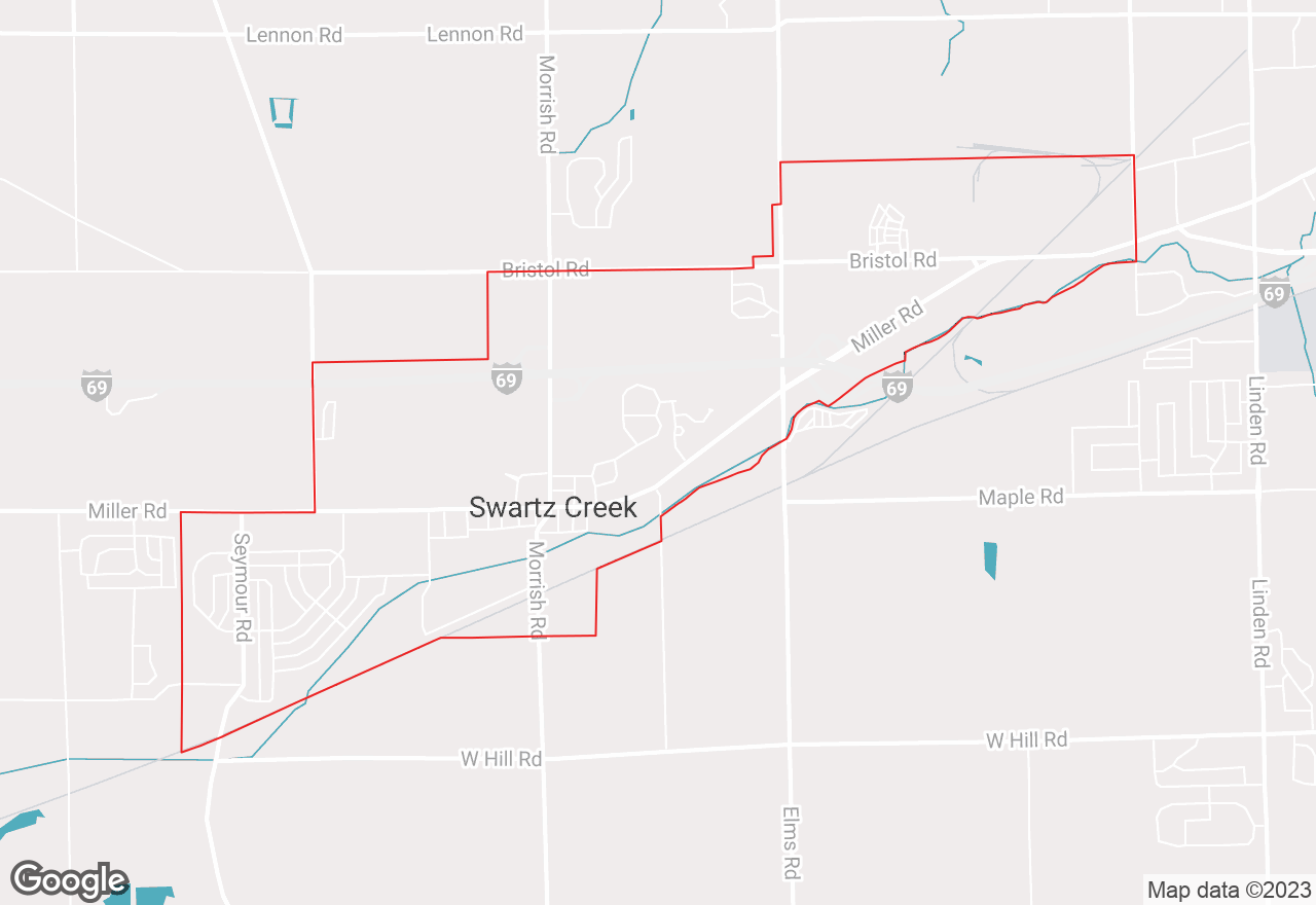 Swartz Creek map