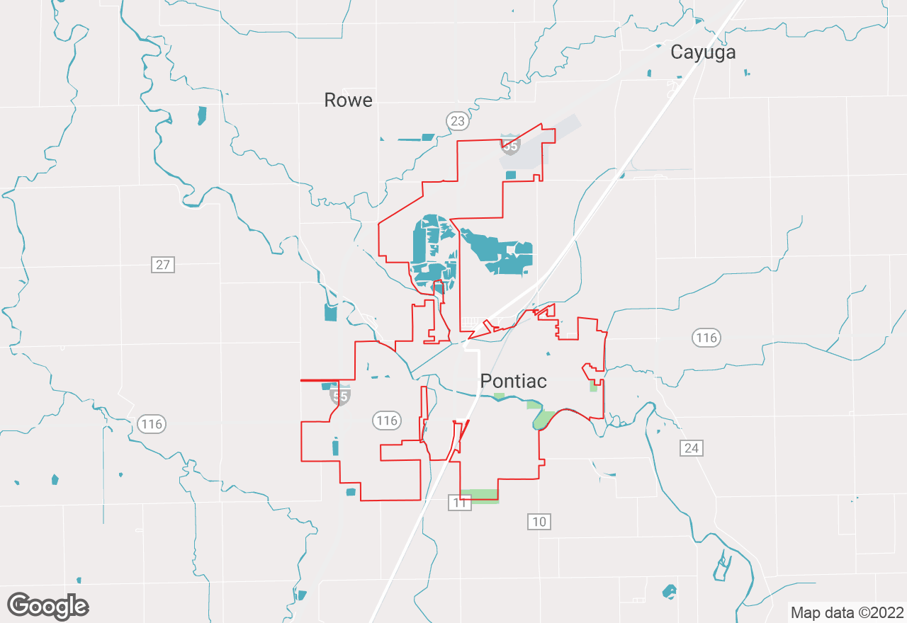 Pontiac map