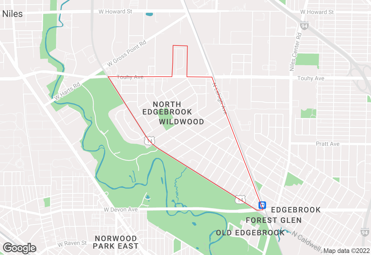 Wildwood - Chicago map