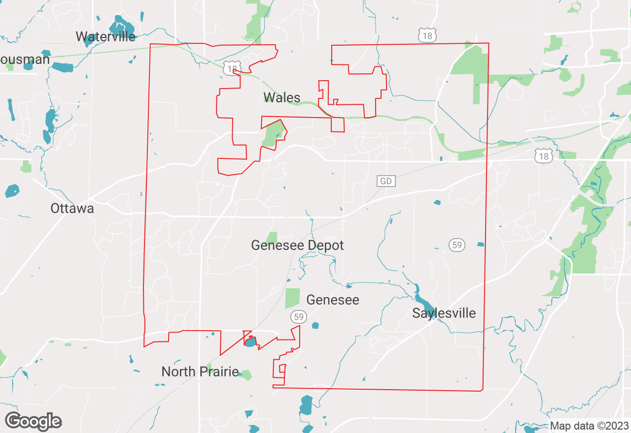 Genesee map