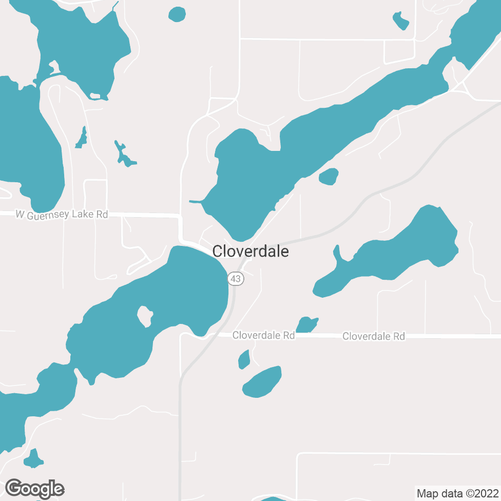 Cloverdale map