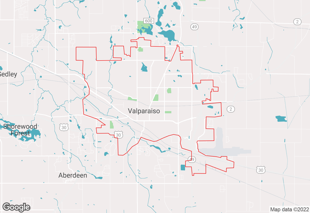 Valparaiso map