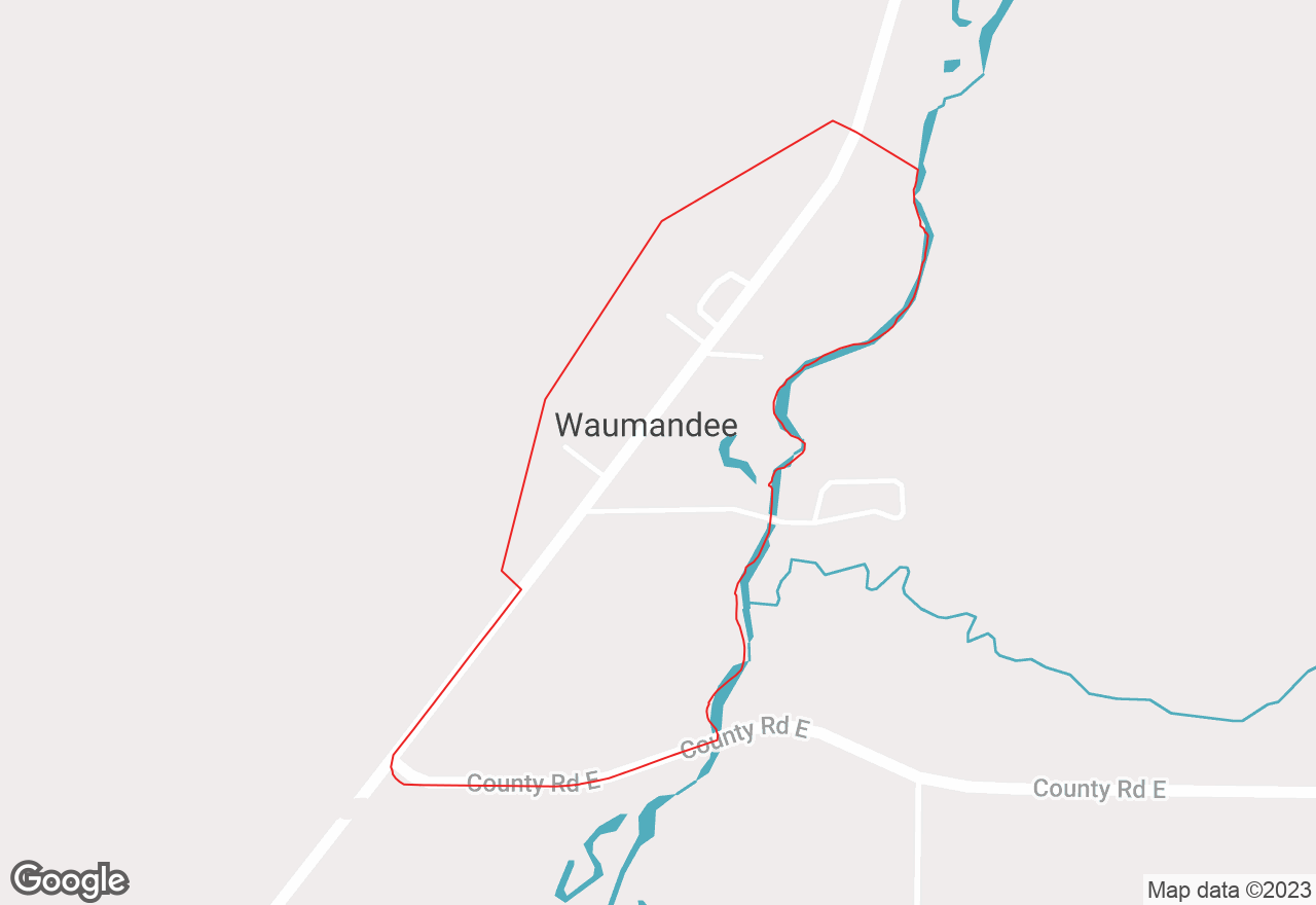 Waumandee map