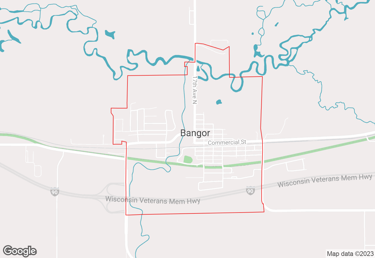 Bangor map