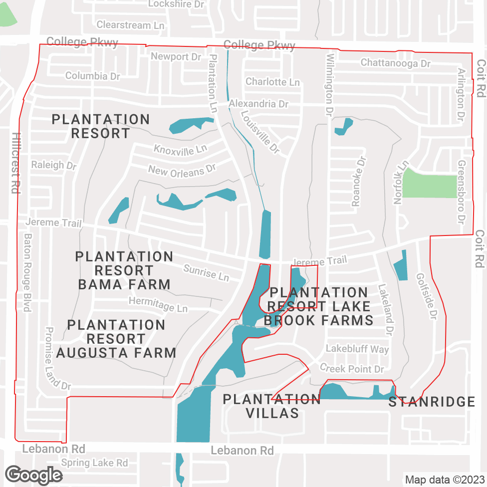 McKinney map