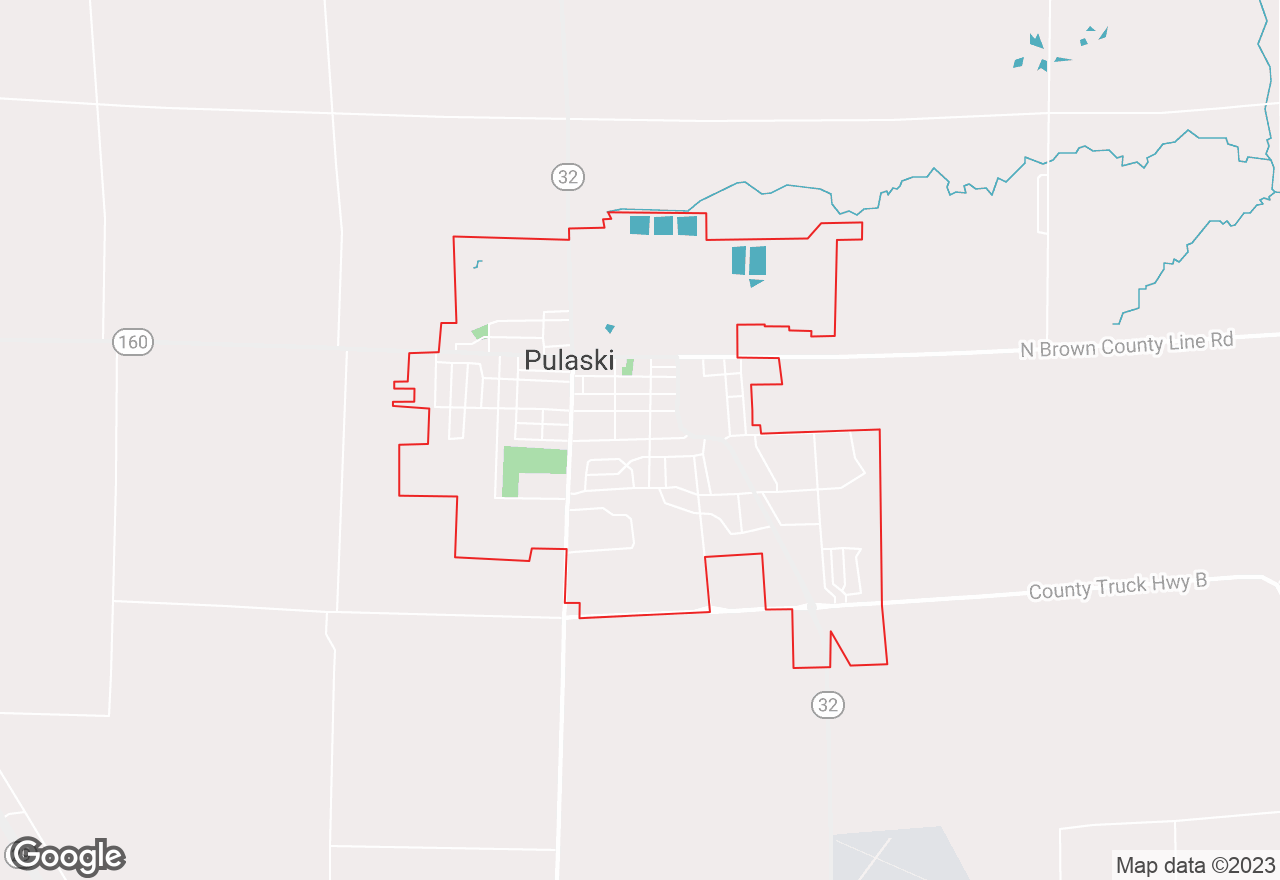 Pulaski map