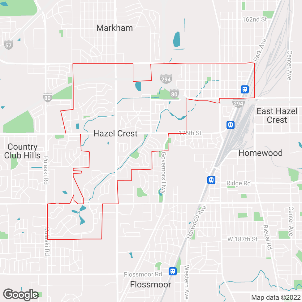 Hazel Crest map