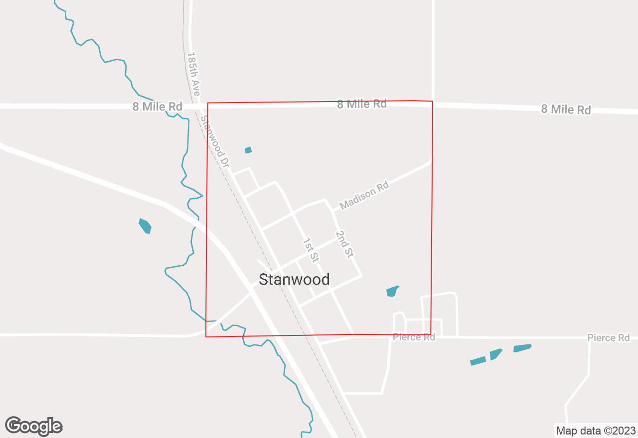 Stanwood map