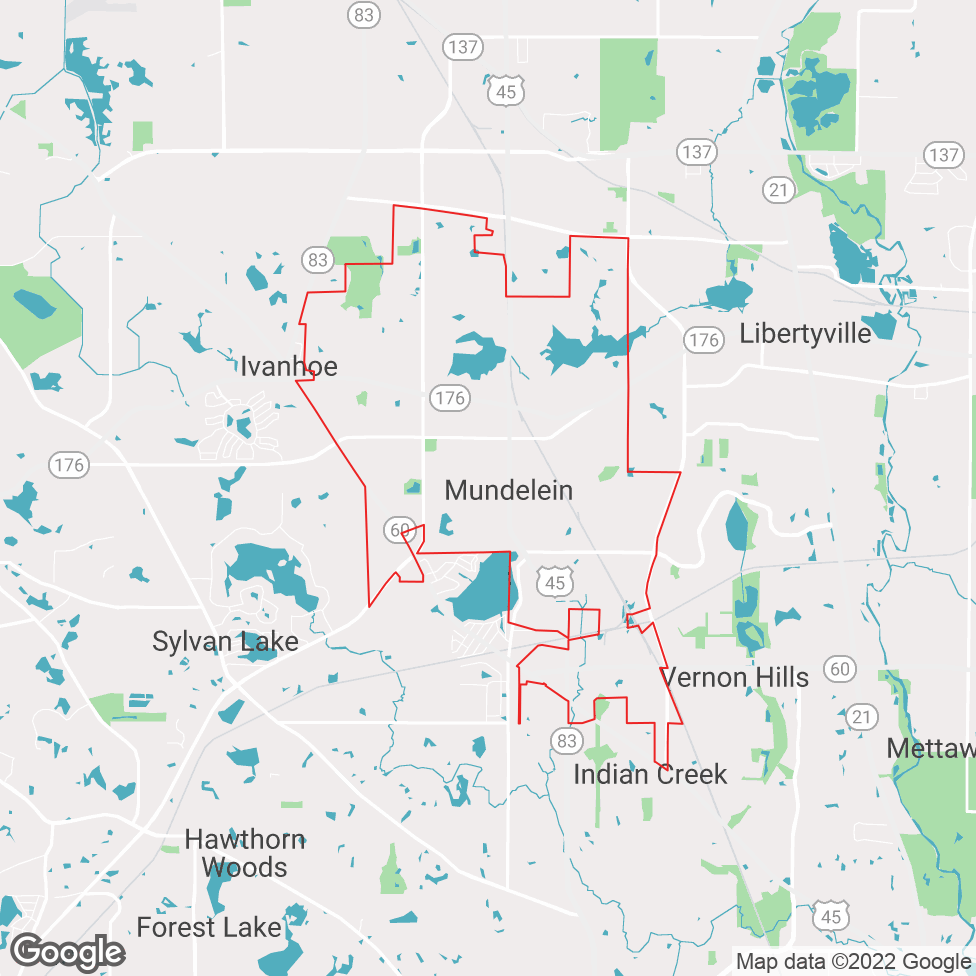 Mundelein map