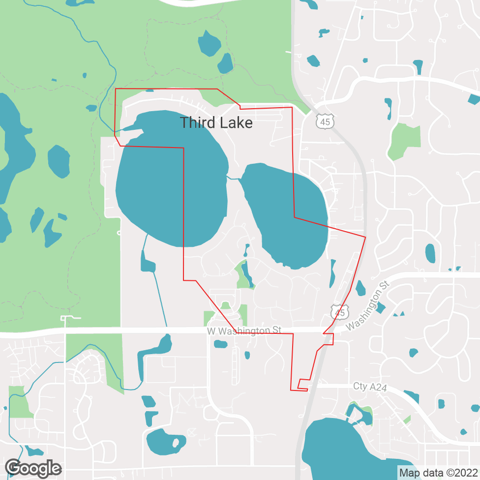 Third Lake map