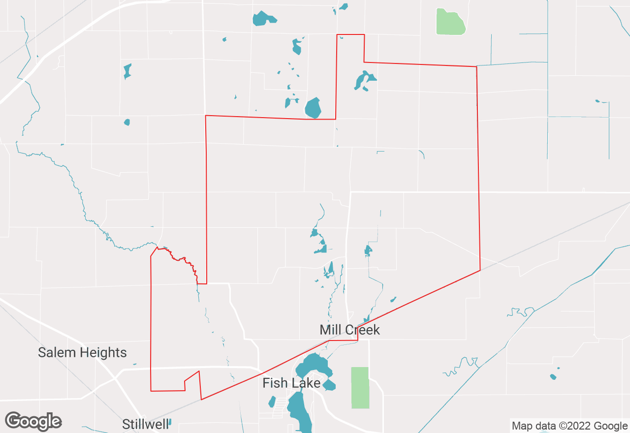 Mill Creek map