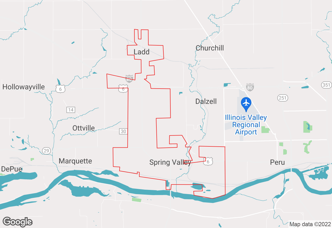 Spring Valley map