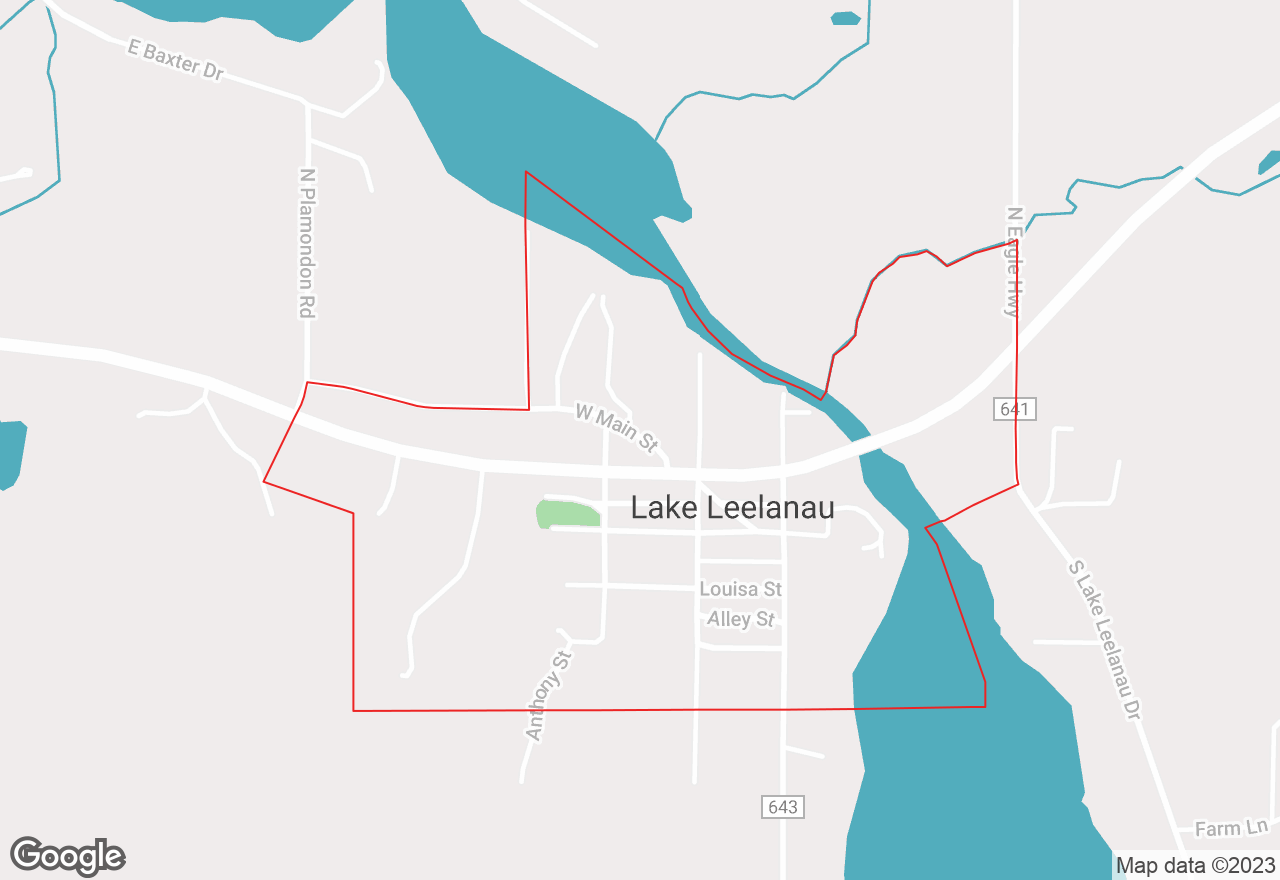 Lake Leelanau map