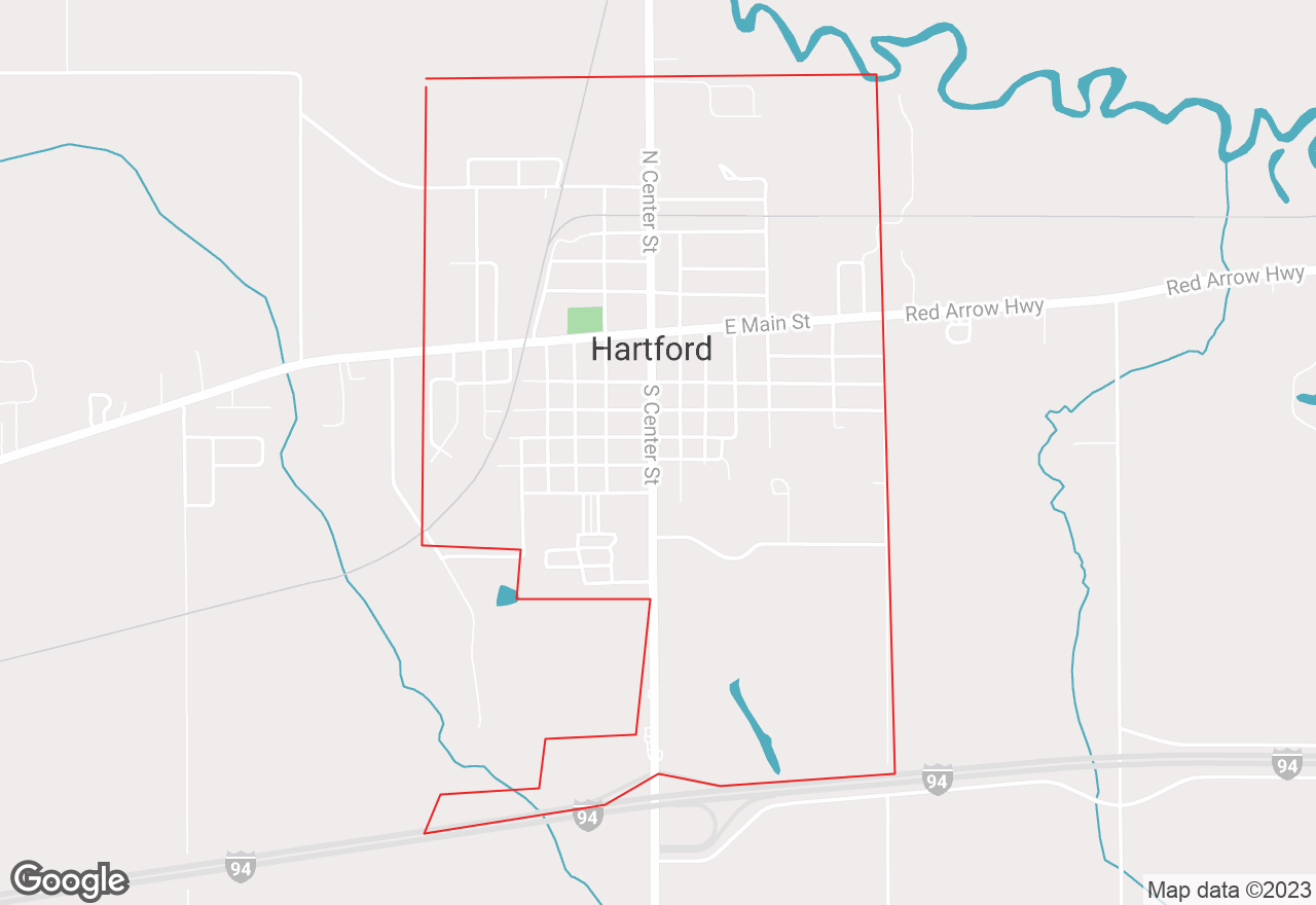 Hartford map