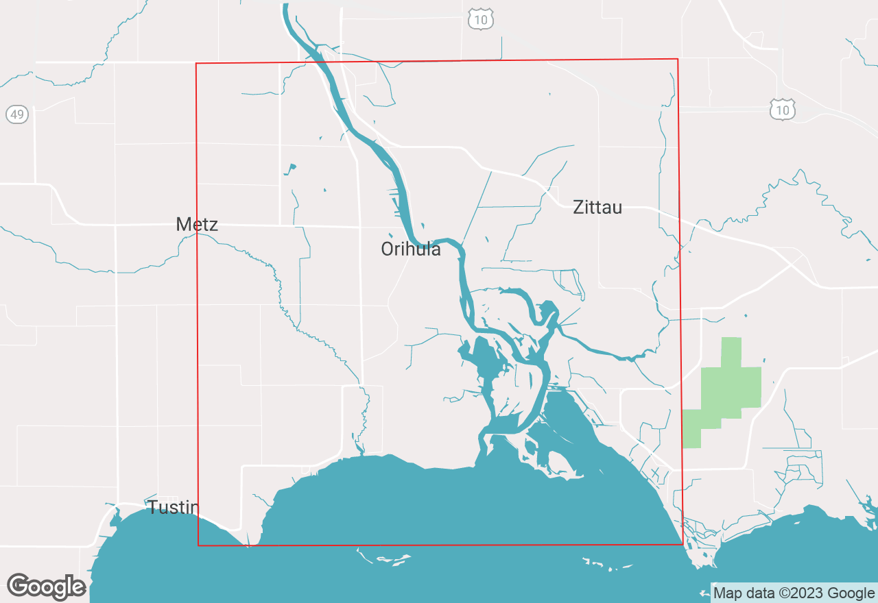 Wolf River map