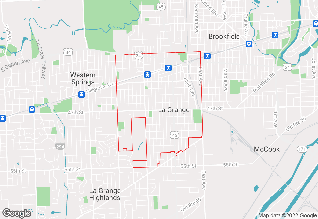 La Grange Highlands map